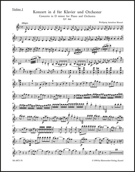 Mozart: Piano Concerto No. 20 in D Minor, K. 466