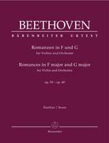 Beethoven: Romances in F Major, Op. 50 and G Major, Op. 40