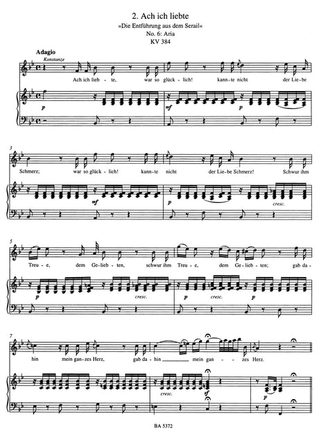 Mozart: The Aria Book - Volume 2