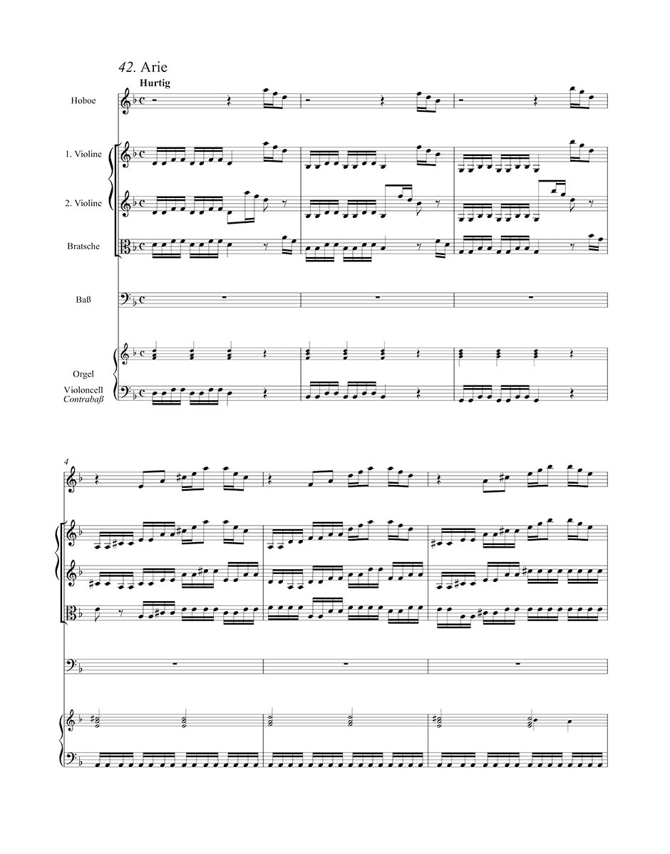 Telemann: St. Matthew Passion TVWV 5:43 "Herr, stärke mich, dein Leiden zu bedenken"