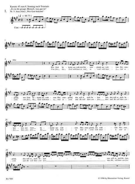 Bach: Flute Solos from Sacred & Secular Vocal Works - Volume 1