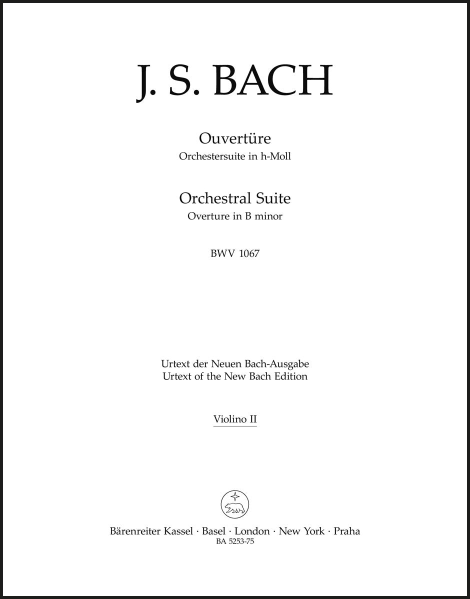 Bach: Orchestral Suite No. 2 in B Minor, BWV 1067