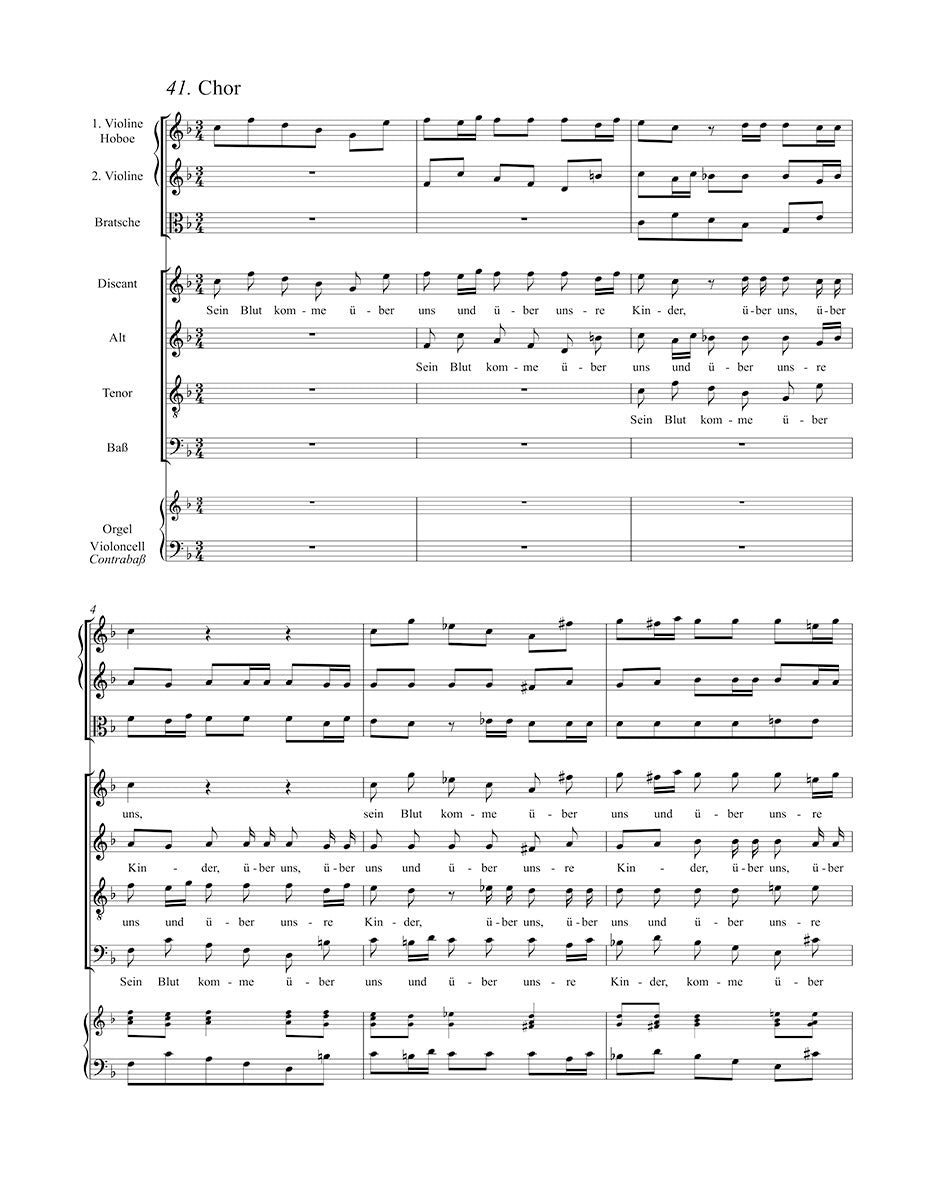 Telemann: St. Matthew Passion TVWV 5:43 "Herr, stärke mich, dein Leiden zu bedenken"
