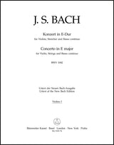 Bach: Violin Concerto in E Major, BWV 1042