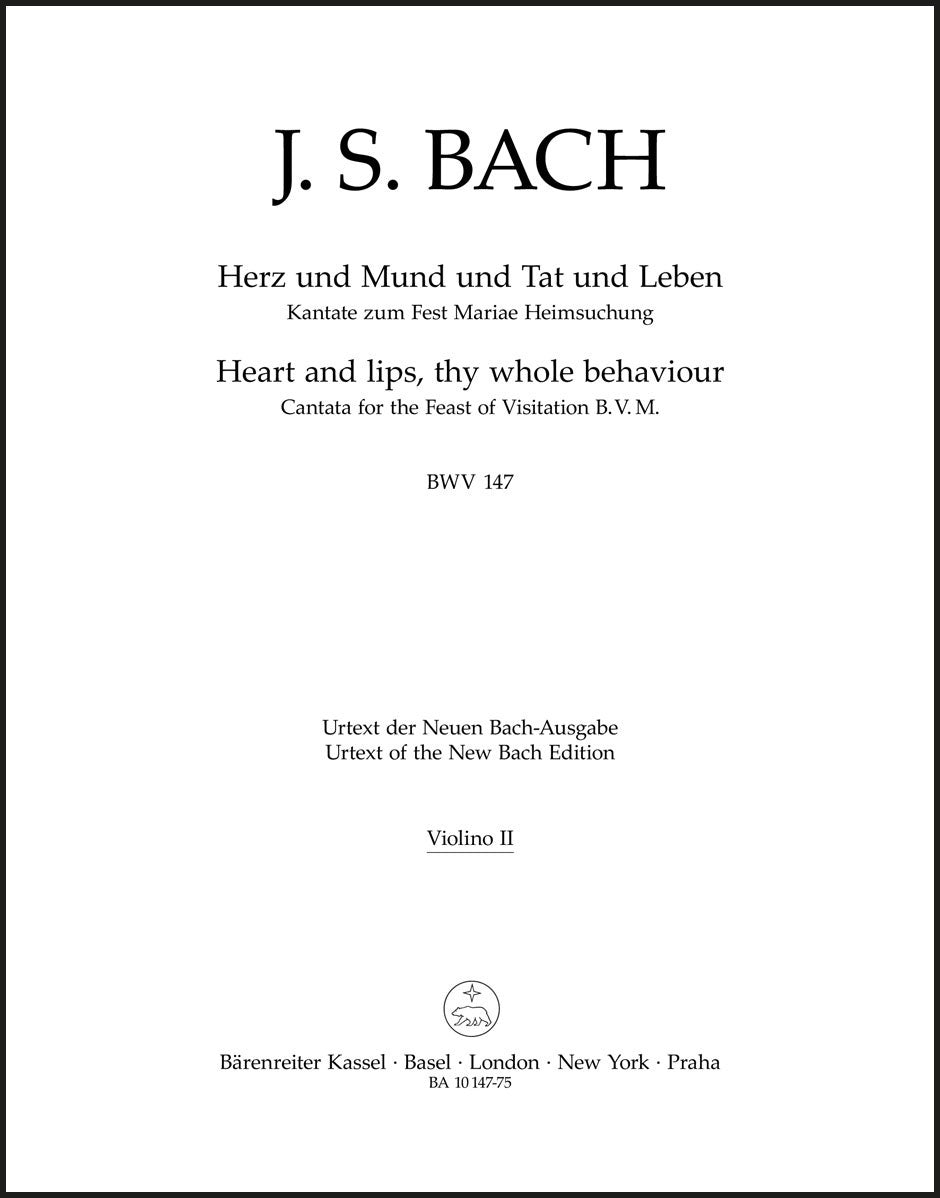 Bach: Herz und Mund und Tat und Leben, BWV 147