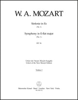 Mozart: Symphony No. 1 in E-flat Major, K. 16