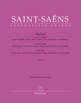 Saint-Saëns: Septuor for Trumpet, Piano, Violins, Viola, Cello and Double Bass in E-flat Major, Op. 65