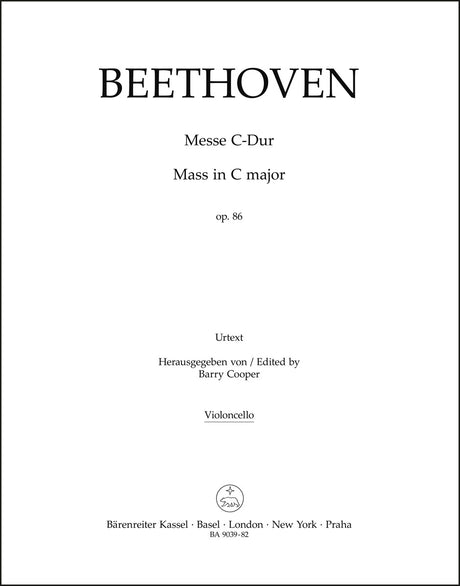 Beethoven: Mass in C Major, Op. 86