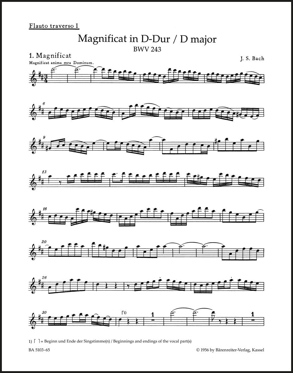 アート・デザイン・音楽 Bach Magnificat BWV243 Bach Magnificat D major BWV 243 (2nd Version) | Juilliard Store