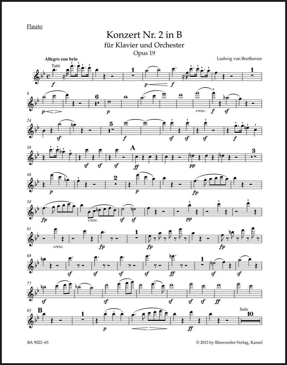 Beethoven: Piano Concerto No. 2 in B-flat Major, Op. 19
