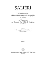 Salieri: 26 Variations on the Aria "La Follia di Spagna"