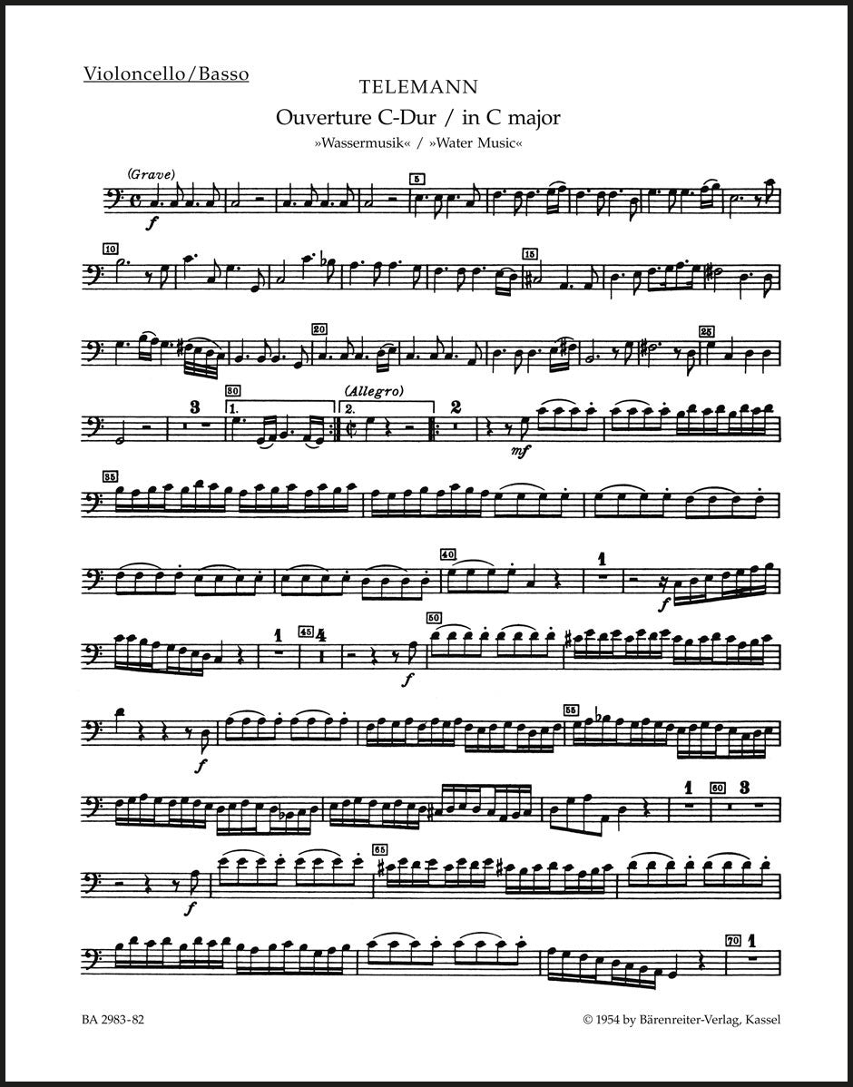 Telemann: Overture in C Major, TWV 55:C3