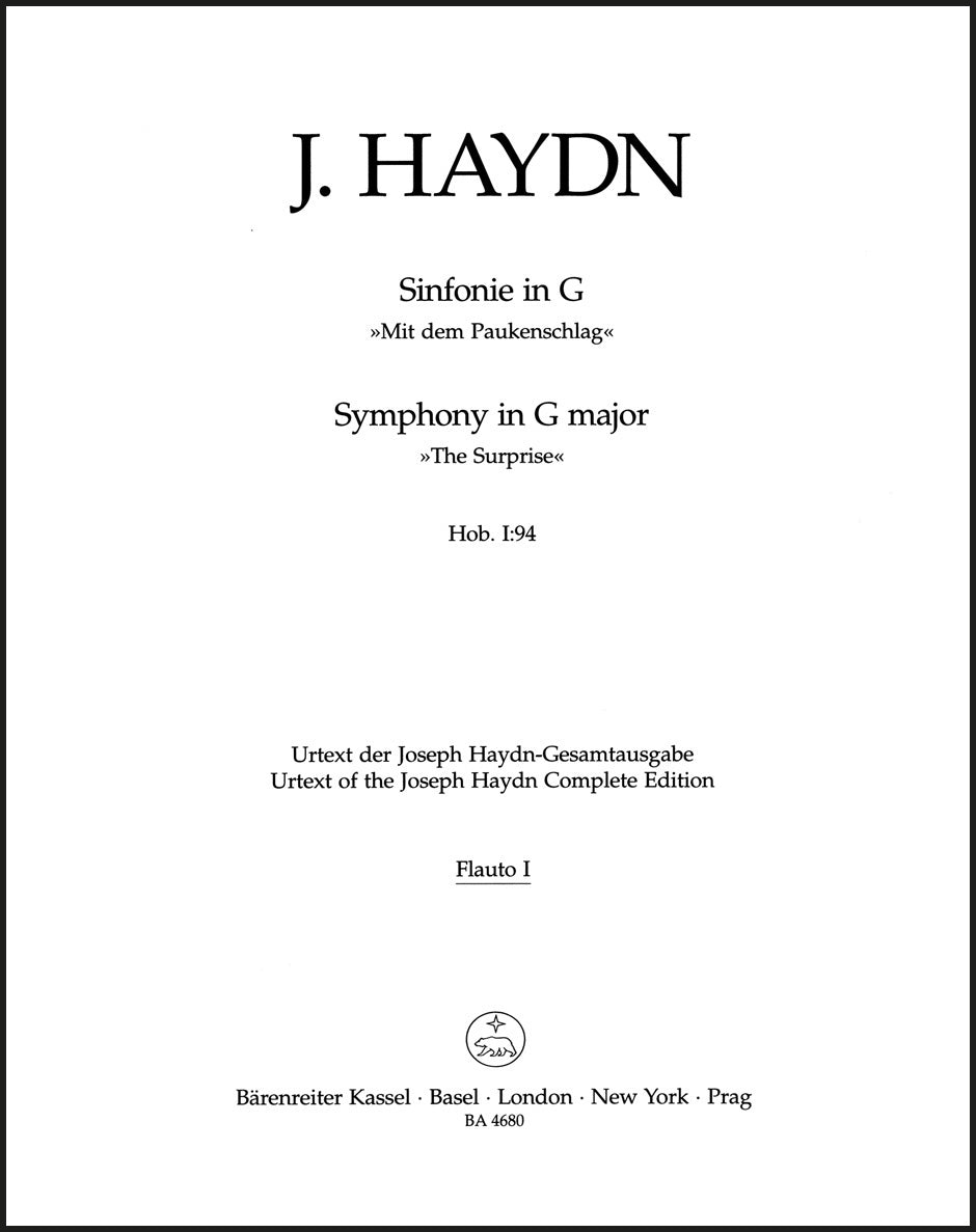 Haydn: Symphony No. 94 in G Major, Hob. I:94