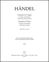 Handel: Organ Concerto, HWV 292, Op. 4, No. 4