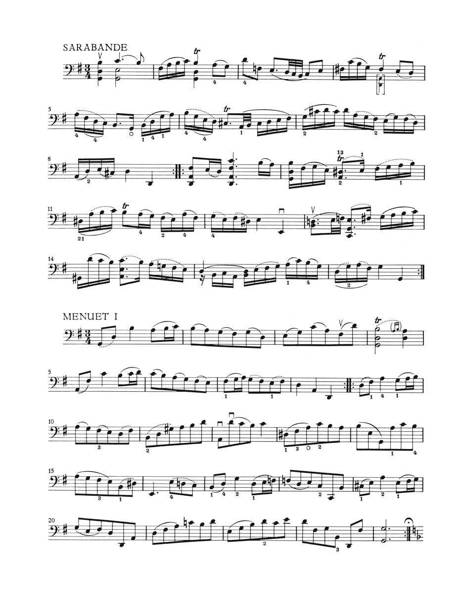 Bach: Cello Suite No. 1 in G Major, BWV 1007