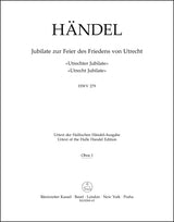 Handel: Jubilate zur Feier des Friedens von Utrecht, HWV 279