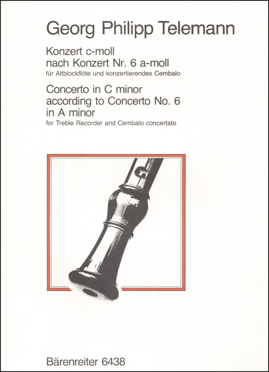 Telemann: Recorder Concerto in C Minor, TWV 42:a2