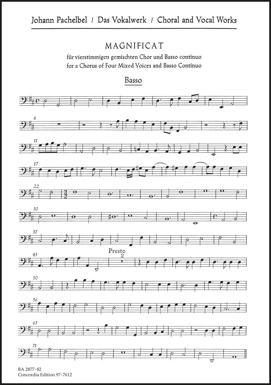 Pachelbel: Magnificat