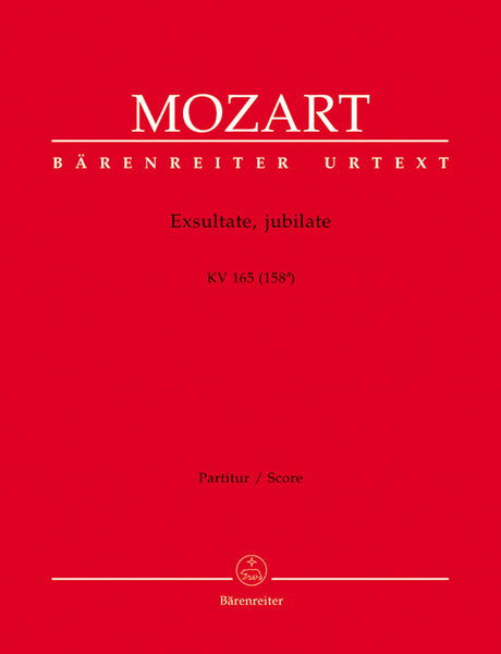 Mozart: Exsultate, jubilate, K. 165 (158a)