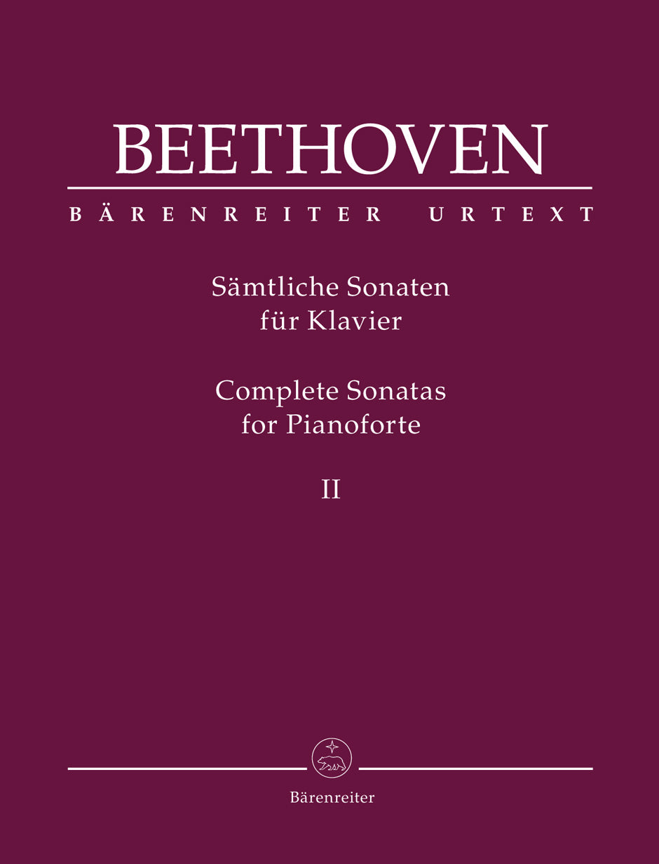 Beethoven: Piano Sonatas - Volume 2 – Barenreiter US