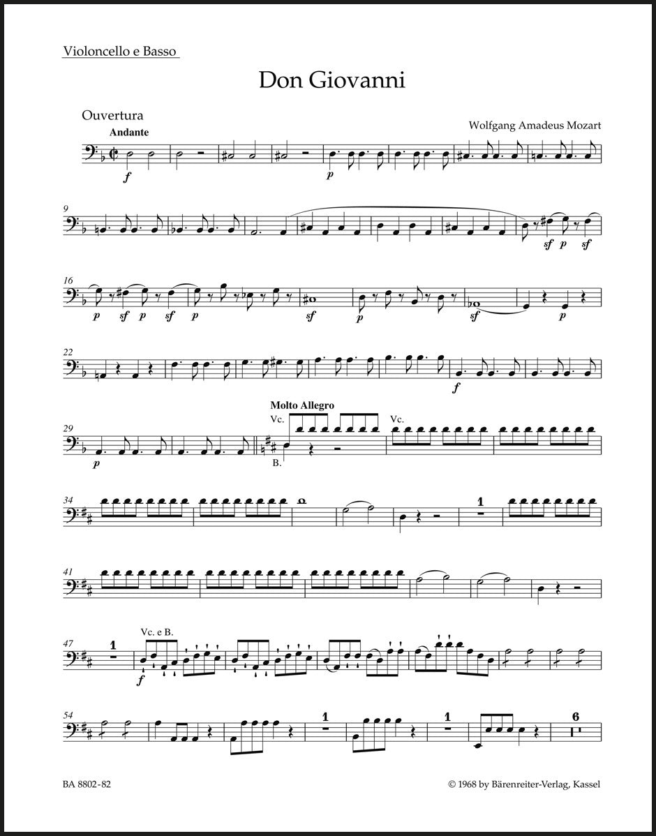 Mozart: Overture to Don Giovanni, K. 527