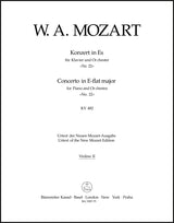 Mozart: Piano Concerto No. 22 in E-flat Major, K. 482