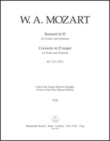 Mozart: Violin Concerto in D Major, K. 271a/271i