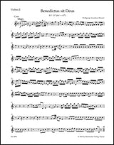 Mozart: Benedictus sit Deus, K. 117 (66a=47b)