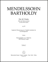 Mendelssohn: Psalm 42 - "Wie der Hirsch schreit", MWV A 15, Op. 42
