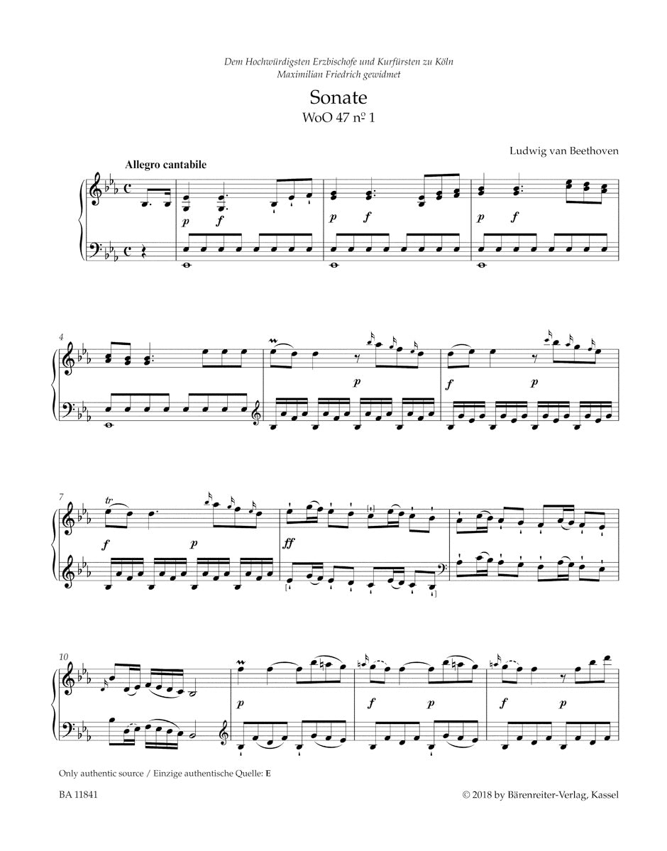 Beethoven: Complete Piano Sonatas - Volumes 1-3 – Barenreiter US