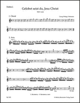 Telemann: Gelobet seist du Jesu Christ, TWV 1:612