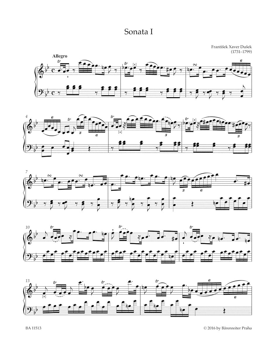 Dušek: Complete Sonatas for Keyboard - Volume 1