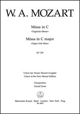 Mozart: Missa brevis in C Major, K. 259