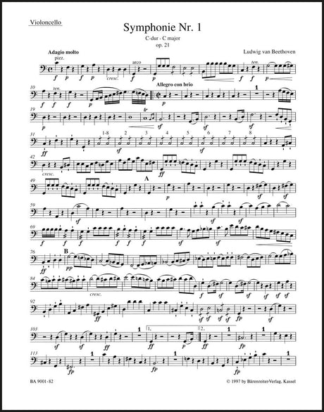 Beethoven: Symphony No. 1 in C Major, Op. 21