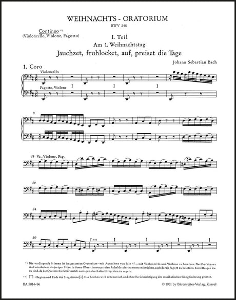 Bach: Christmas Oratorio, BWV 248