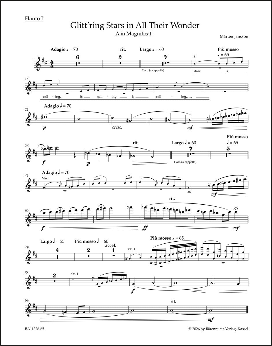 Jansson: Magnificat+