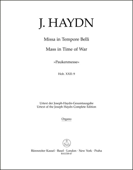 Haydn: Missa in Tempore Belli, Hob. XXII:9