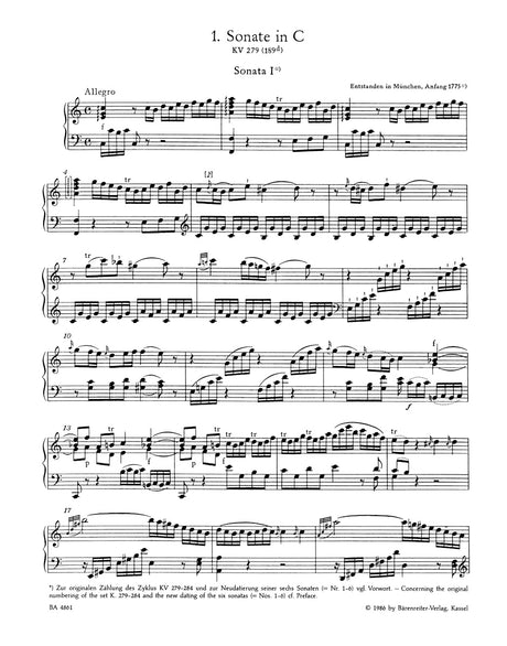 Mozart: Piano Sonatas - Volume 1