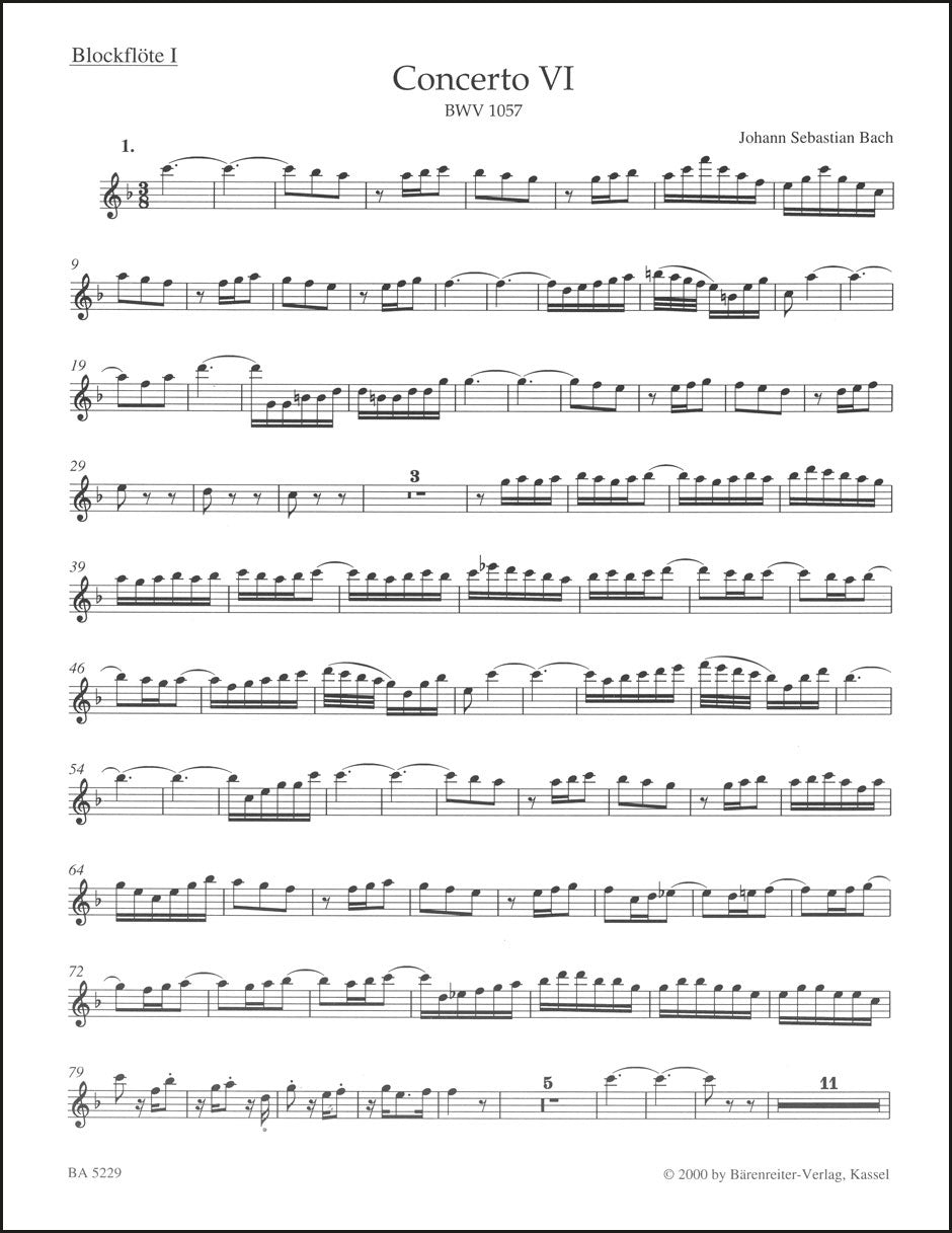 Bach: Harpsichord Concerto No. 6 in F Major, BWV 1057