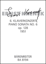 Krenek: Piano Sonata No. 6, Op. 128