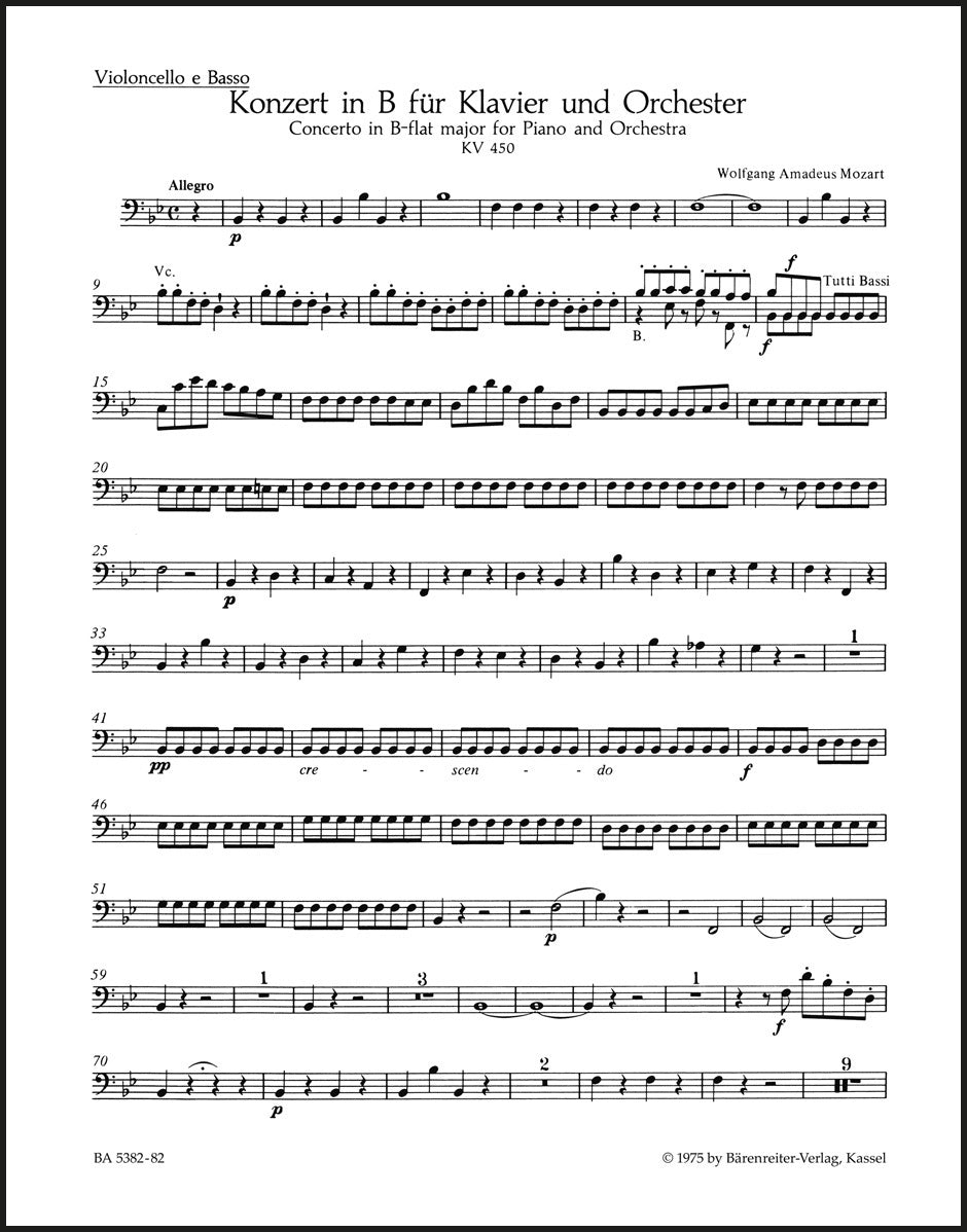Mozart: Piano Concerto No. 15 in B-flat Major, K. 450