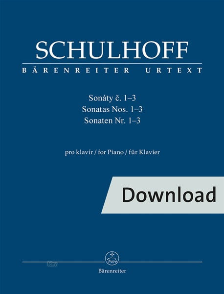 Schulhoff: Piano Sonatas, Nos. 1-3