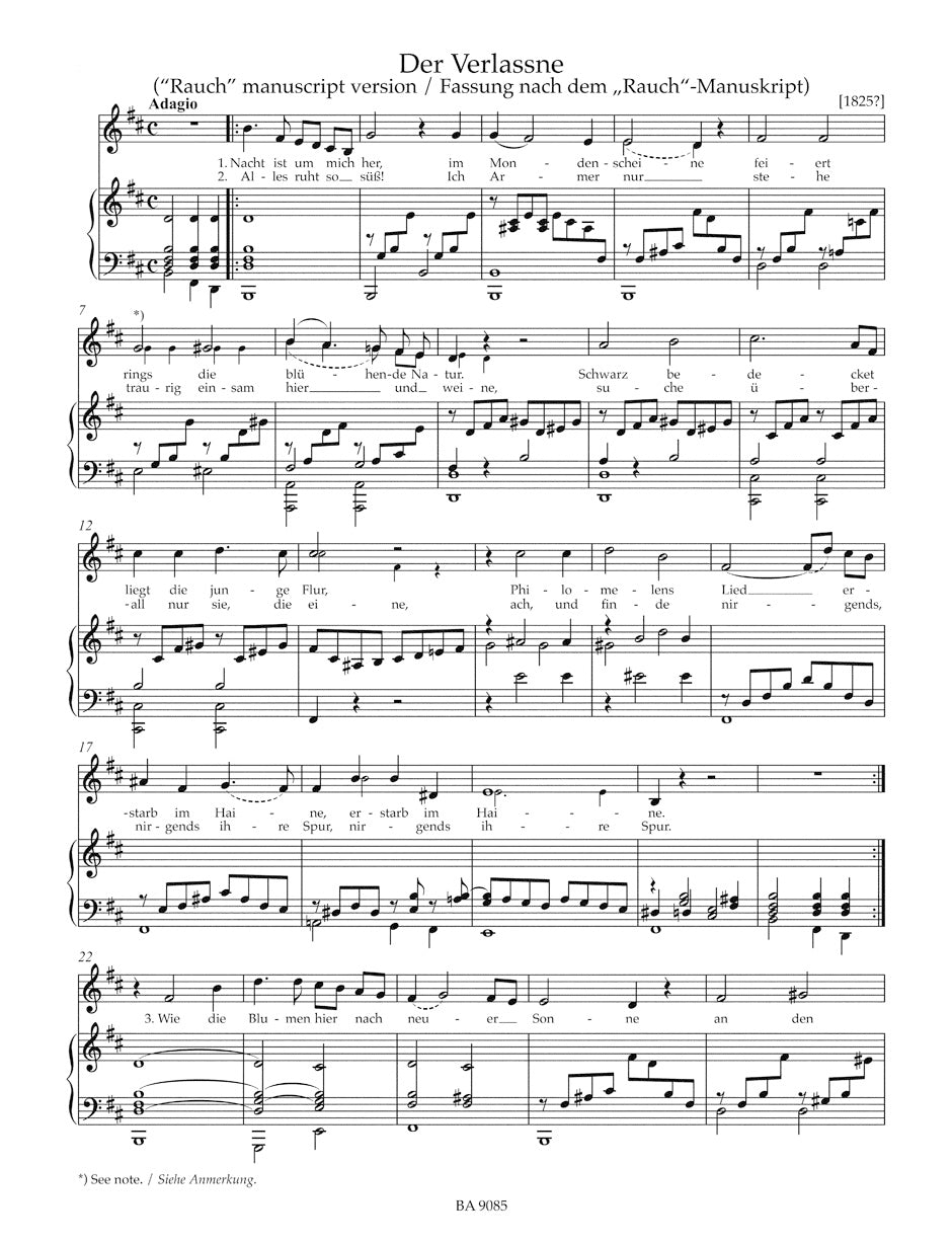 Mendelssohn: Lieder