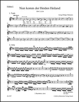 Telemann: Nun komm der Heiden Heiland, TWV 1:1174