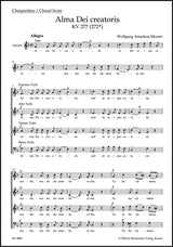 Mozart: Alma Dei creatoris, K. 277 (272a)