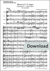Mozart: Missa in C Major, K. 220 (196b)
