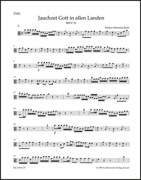 Bach: Jauchzet Gott in allen Landen, BWV 51