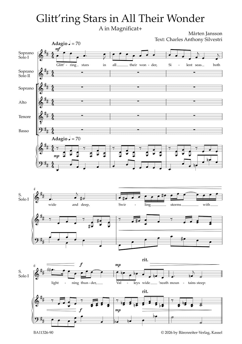 Jansson: Magnificat+