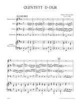 J.C. Bach: Quintet in D Major for Flute, Oboe, Violin, Cello and Harpsichord