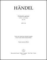 Handel: Concerto grosso in G Major, HWV 314, Op. 3, No. 3
